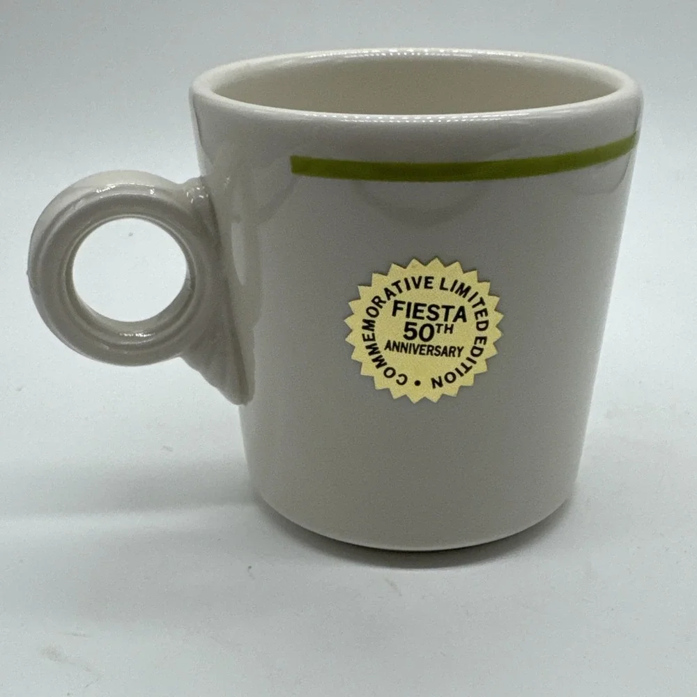 Fiesta 50th Anniversary Commemorative Mug Dancing Lady Red